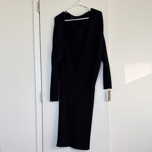 Banana Republic Classic Black Long Sleeve Dress